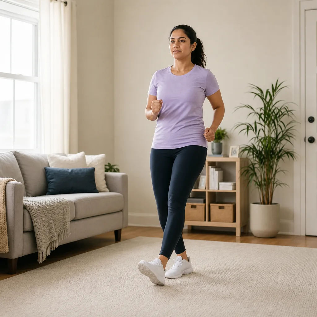 Beginner extending one heel forward with toes lifted