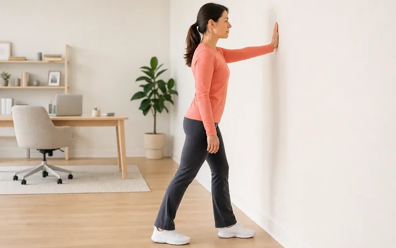 5-Minute Wall Stretches for Rounded Shoulders
