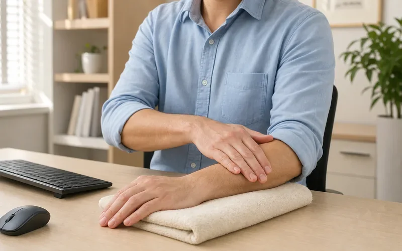 5-Minute Seated Forearm Self-Massage for Typists