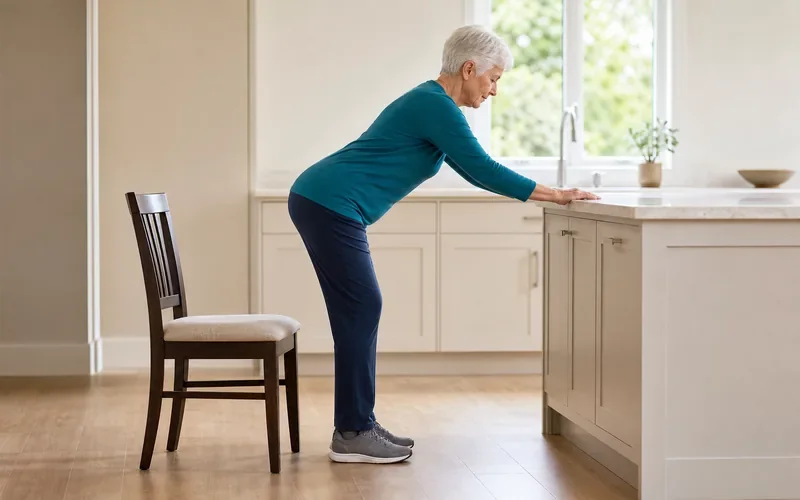 5-Minute Standing Hip Hinge Practice for Seniors (Fall Prevention)