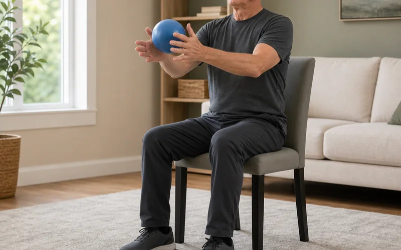 10-Minute Seated Eye-Hand Coordination Exercises for Seniors