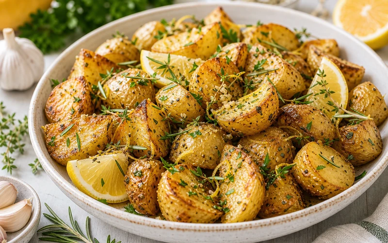 lemon-herb-roasted-potatoes-featured