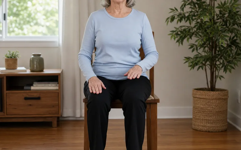 Seated cognitive motor tapping for seniors
