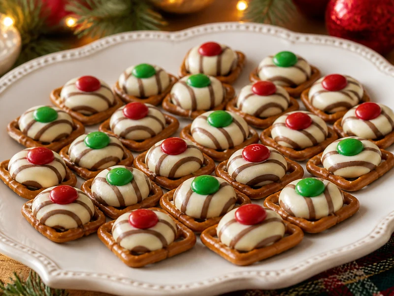 Christmas Pretzel Hugs