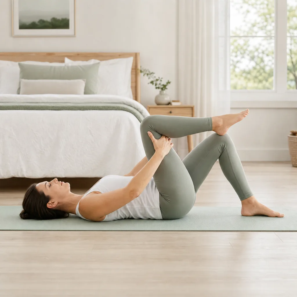 Gentle single-knee approach with thigh support