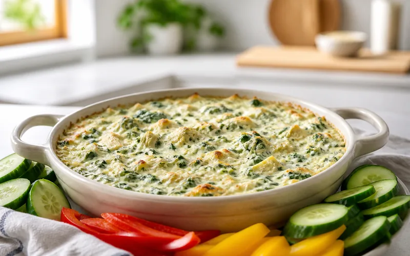Greek yogurt spinach and artichoke dip