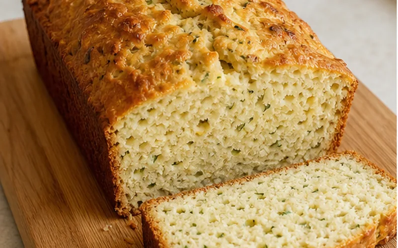 Savory rosemary Parmesan quick bread