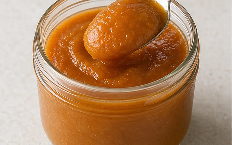 Slow cooker no-added-sugar peach butter