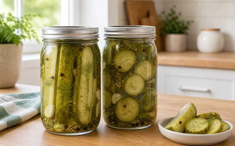 24-hour refrigerator dill pickles