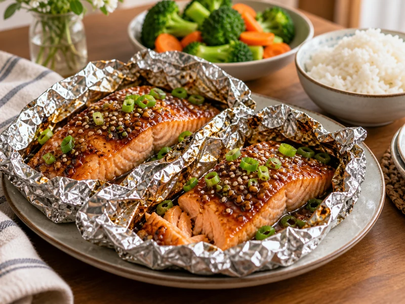 Easy Asian Salmon in Foil